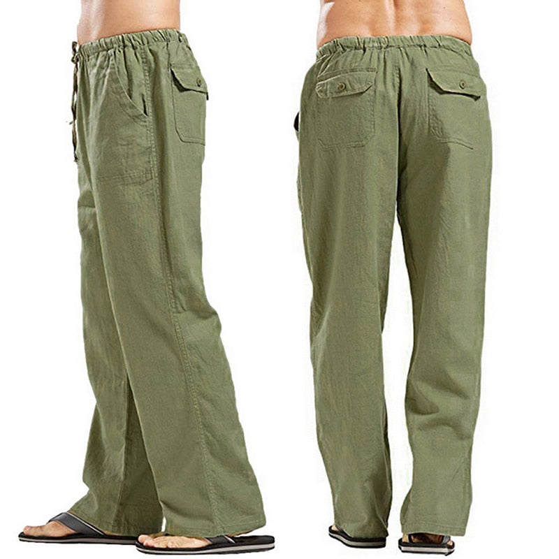 Wide Linen Pants