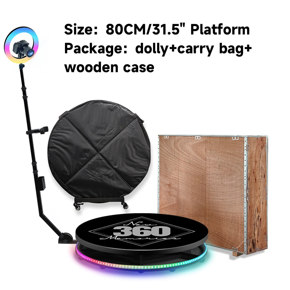 Automatic 360 Photo Booth Degree Camera Spinner