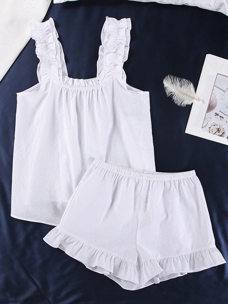 Ruched Sleepwear Set