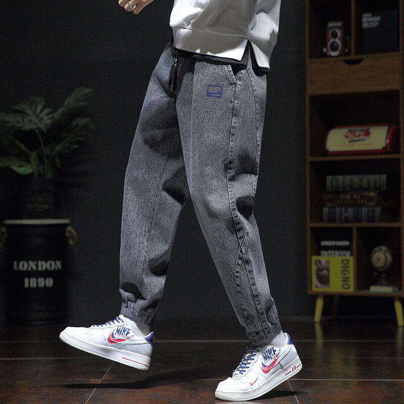 Denim Jogger Pants