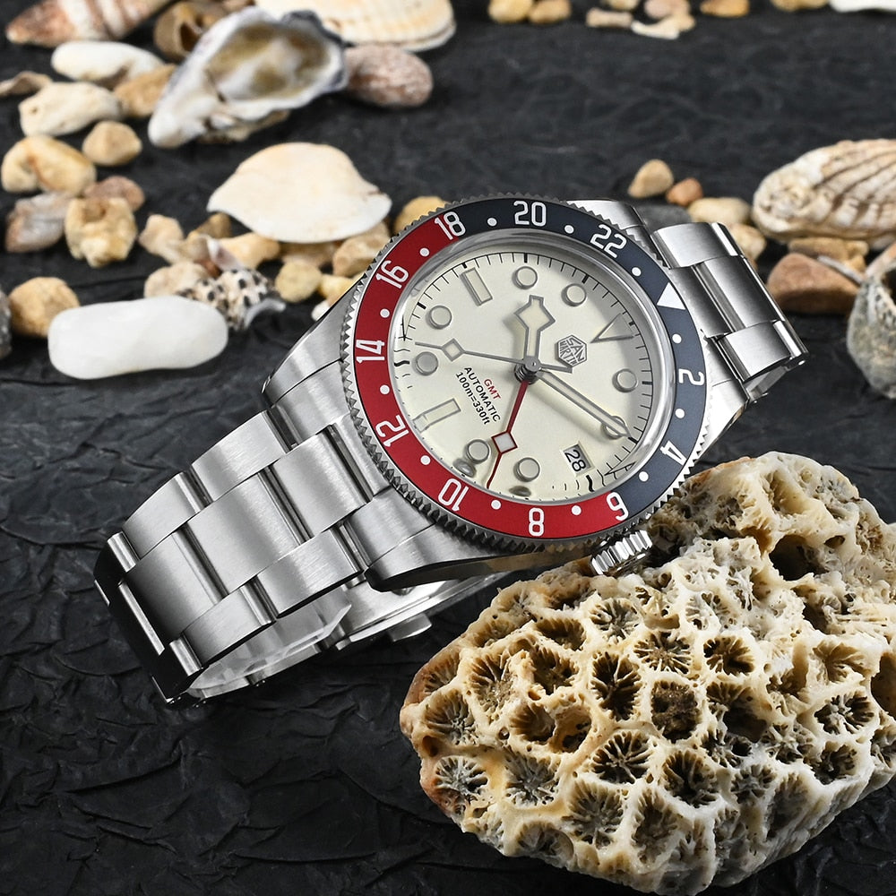 San Martin NH34 GMT Watch