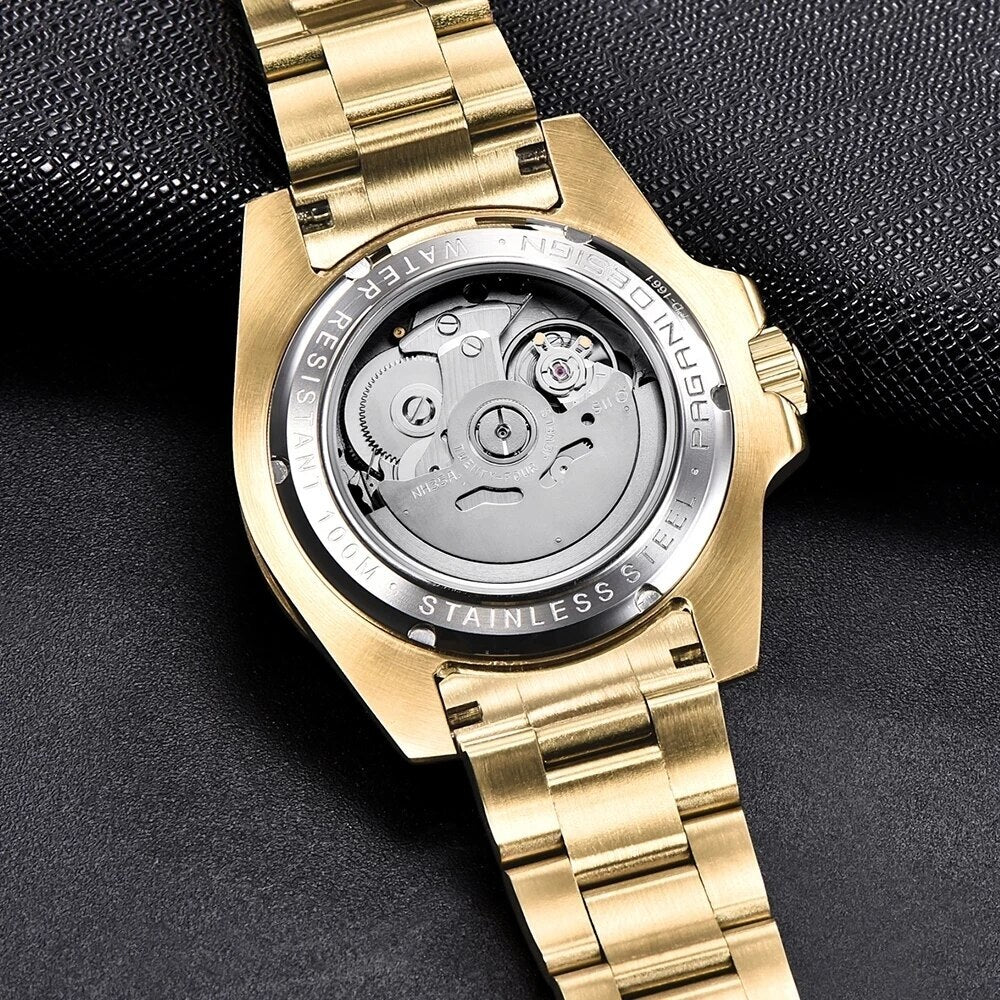 PAGANI Design Stainless Steel 100m Waterproof Watch
