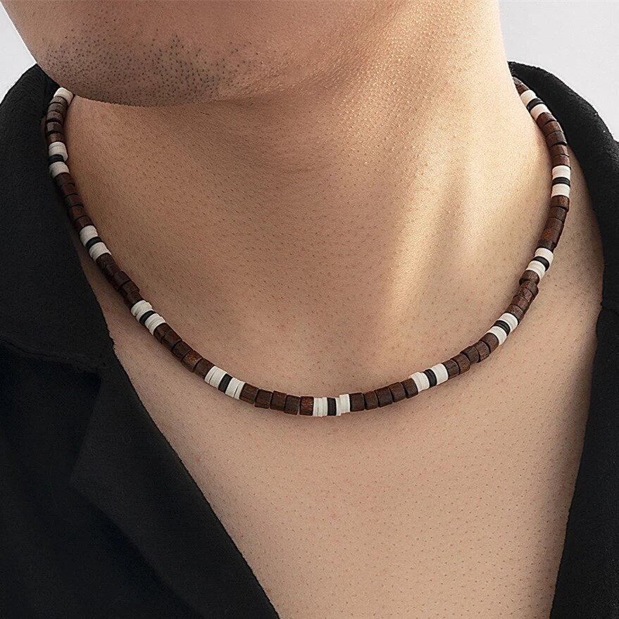 Wooden Bead Necklace