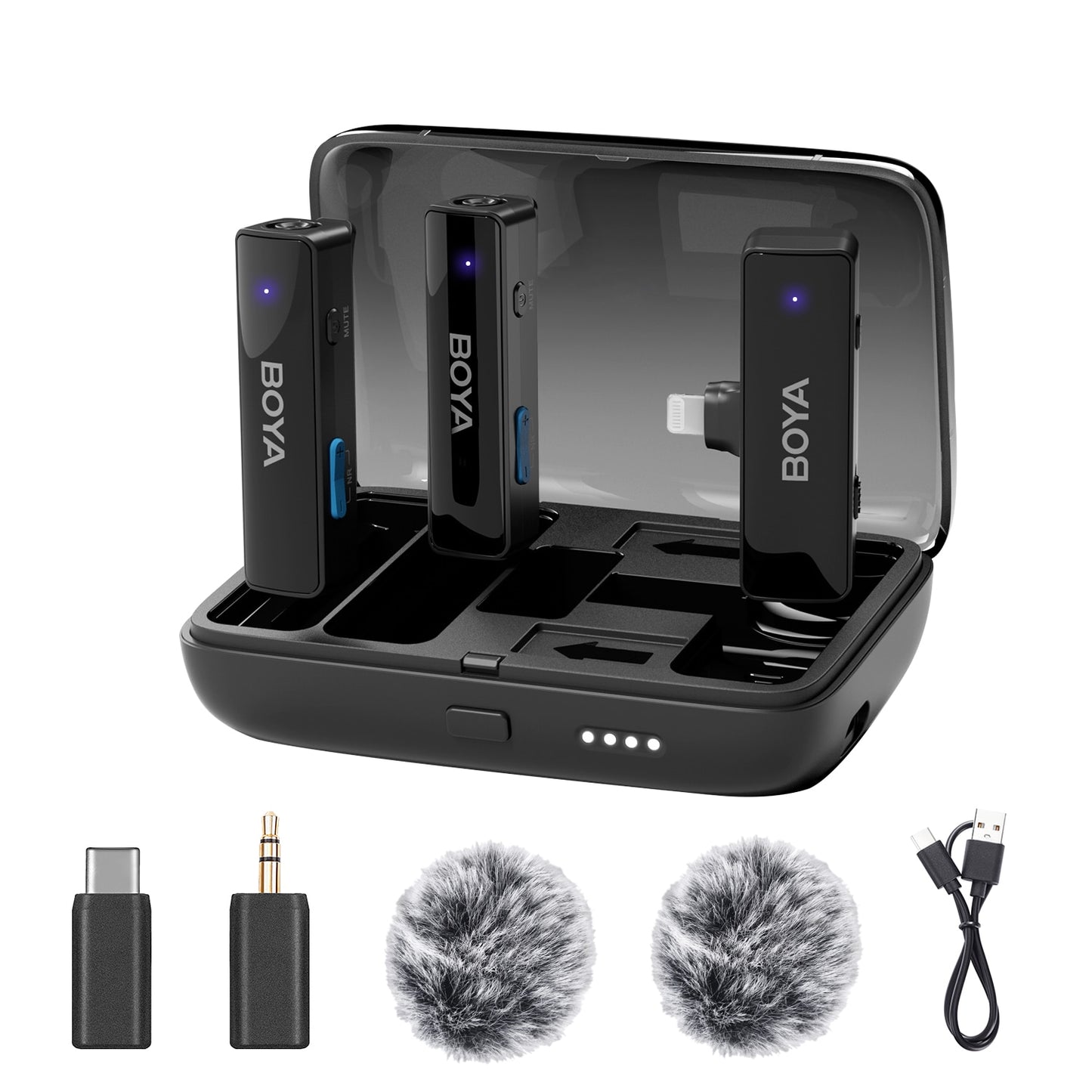BOYA BOYALINK Wireless Lapel Microphone for iPhone