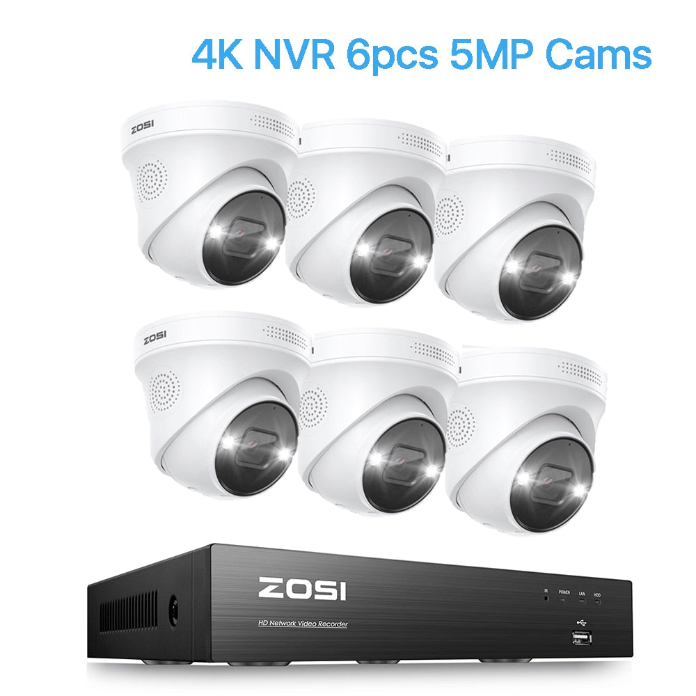 ZOSI 4K PoE Video Surveillance System