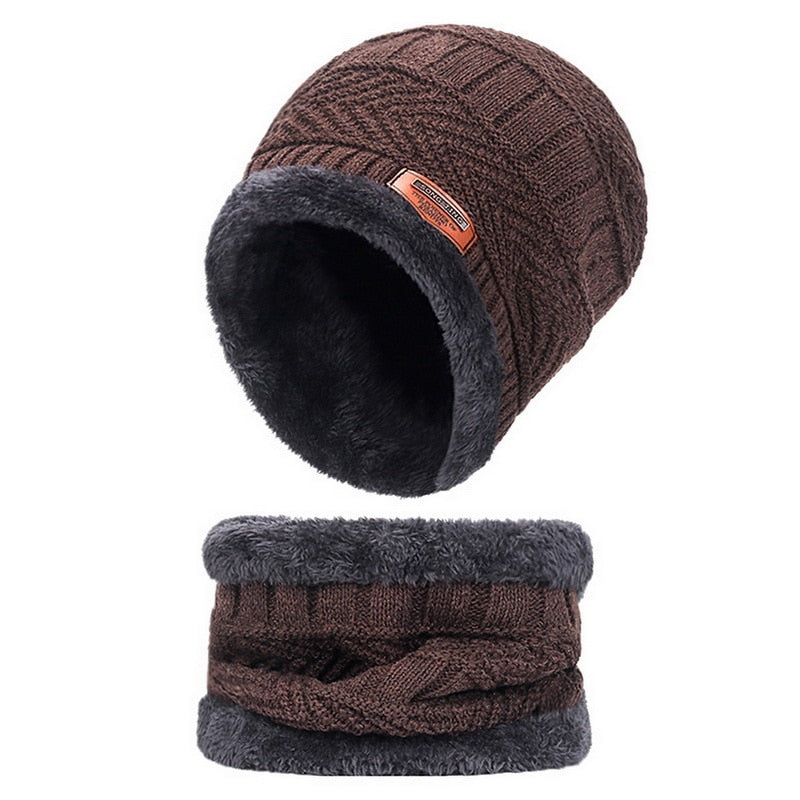 Fleece Knitted Beanie