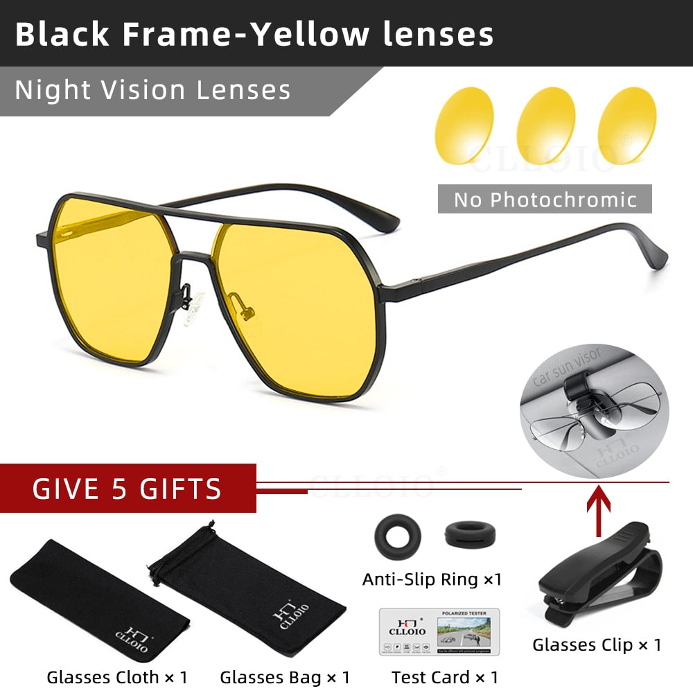 CLLOIO Aluminum Sunglasses