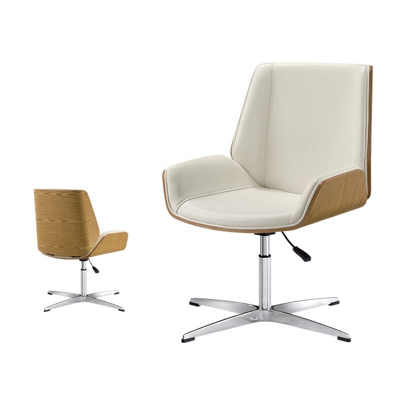 Mid-Back Bentwood Office Chair