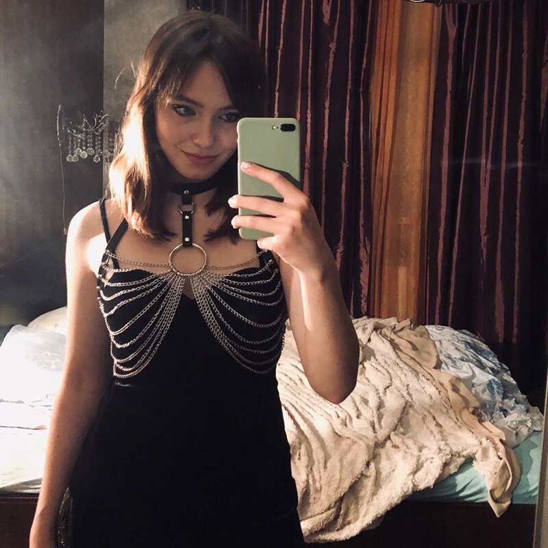 Gothic Leather Body Chains