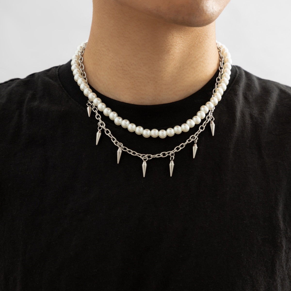 Layered Stainless Steel Choker