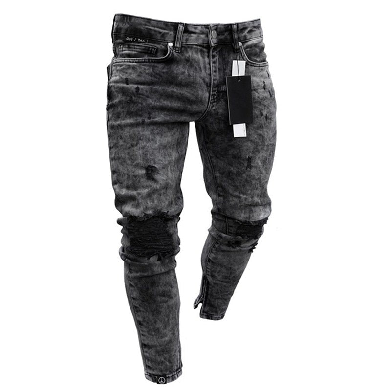 Denim Cargo Pants