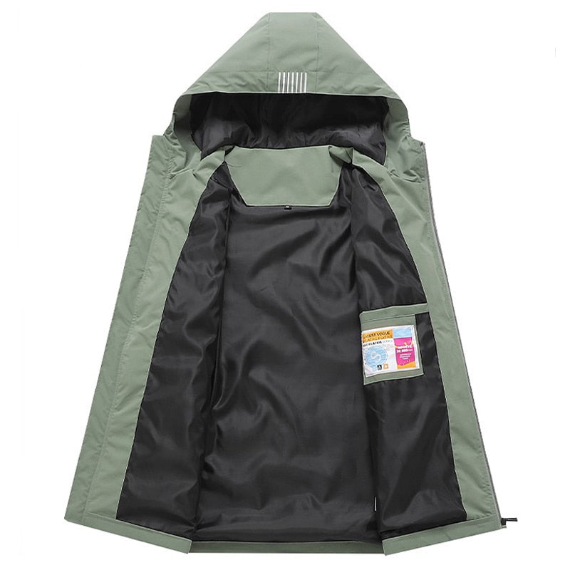 Spring Windproof Hooded Jacket