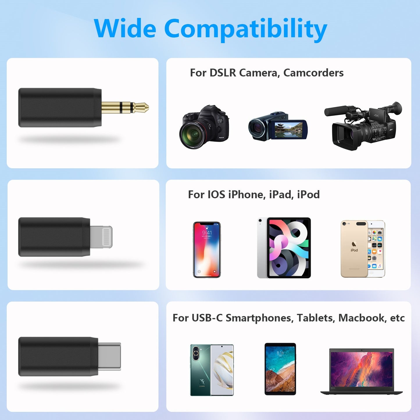 BOYA BOYALINK Wireless Lapel Microphone for iPhone