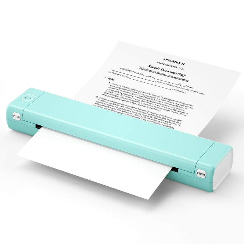 M08F A4 216mm Portable Thermal Printer