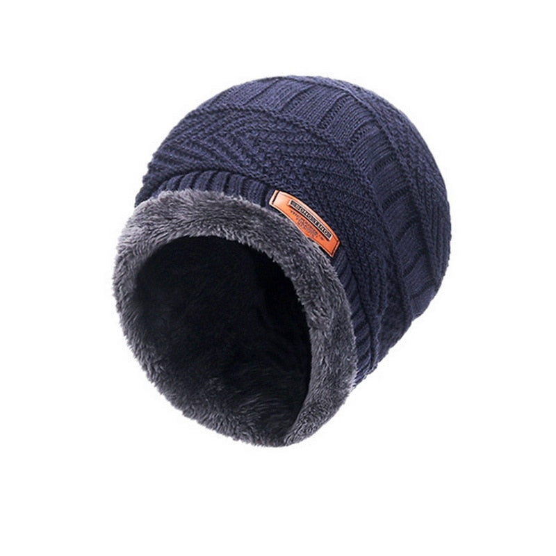 Fleece Knitted Beanie