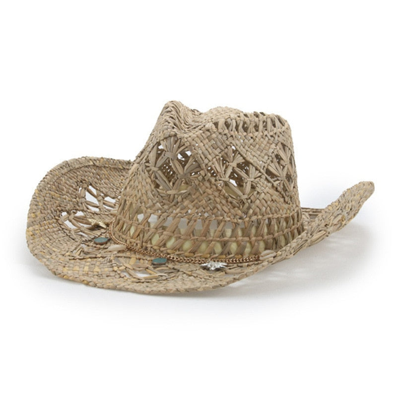Hollowed Straw Cowboy Hat