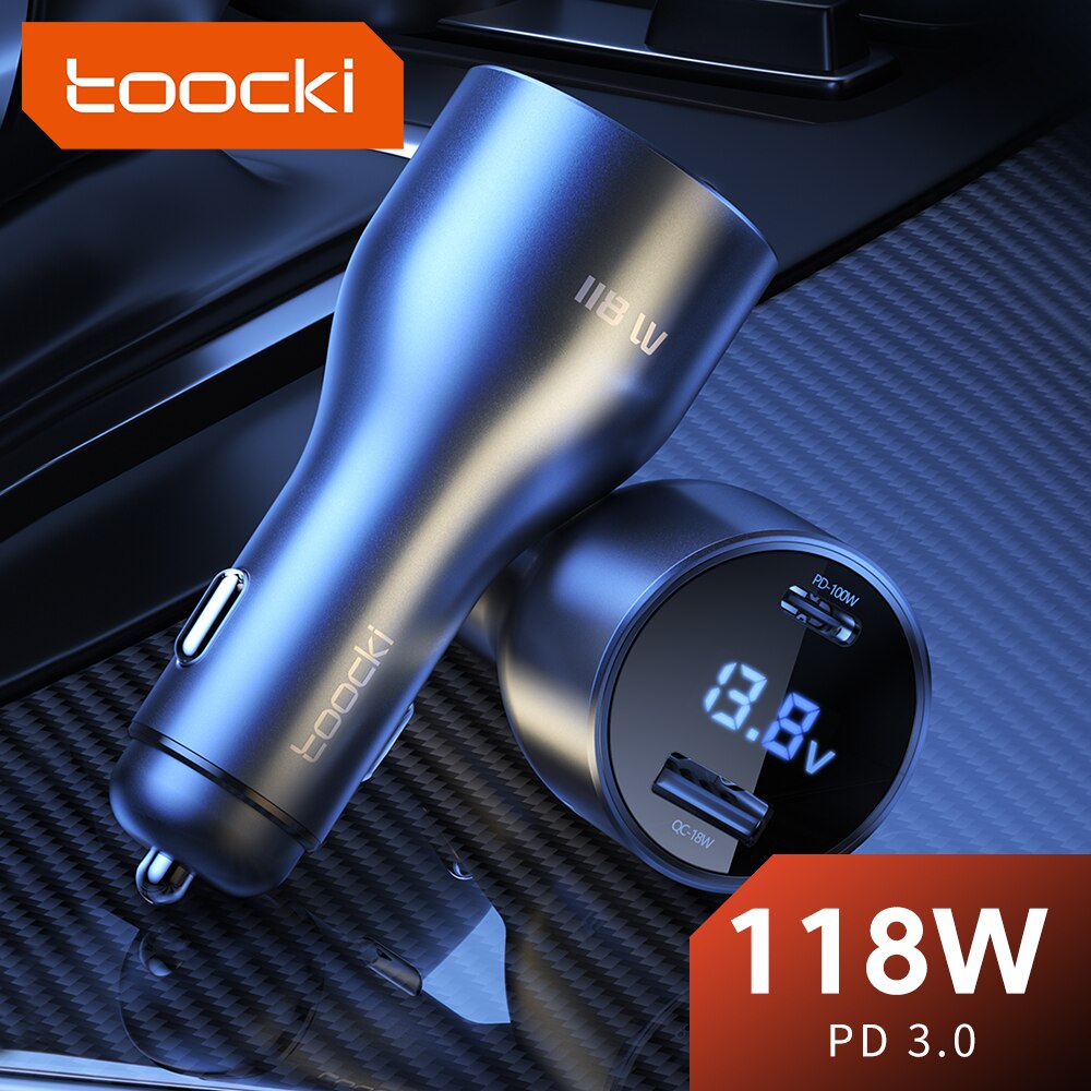 Toocki 120W Type C Car Charger