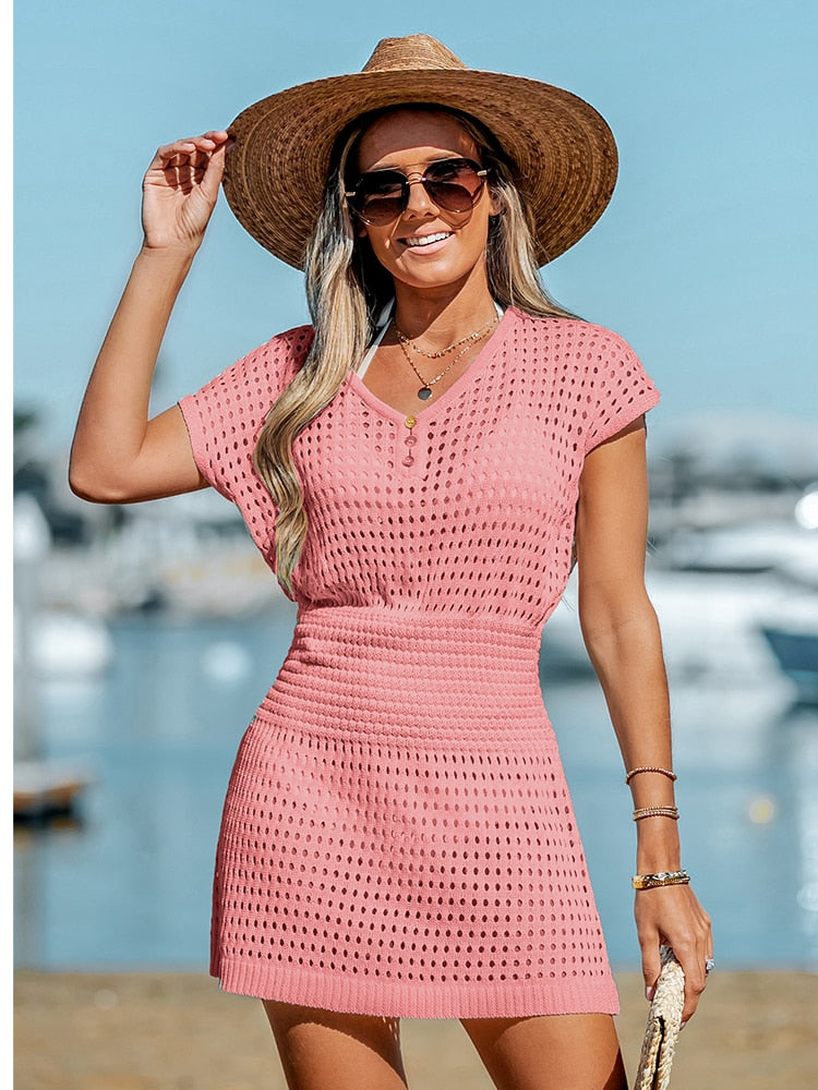 Crochet Cutout Coverup