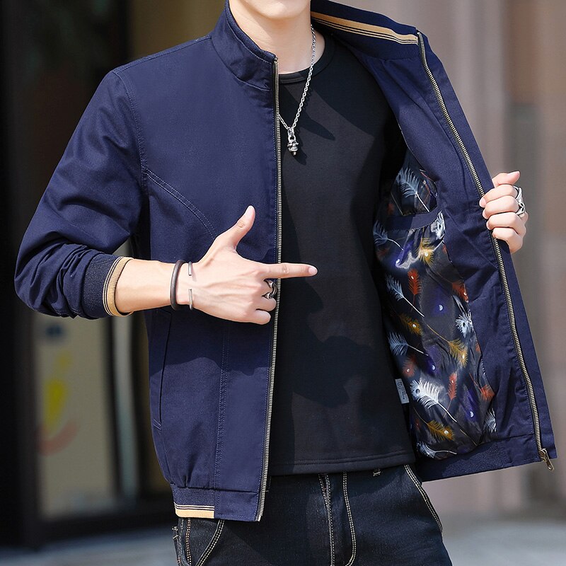 Standing Collar Bomber Jacket