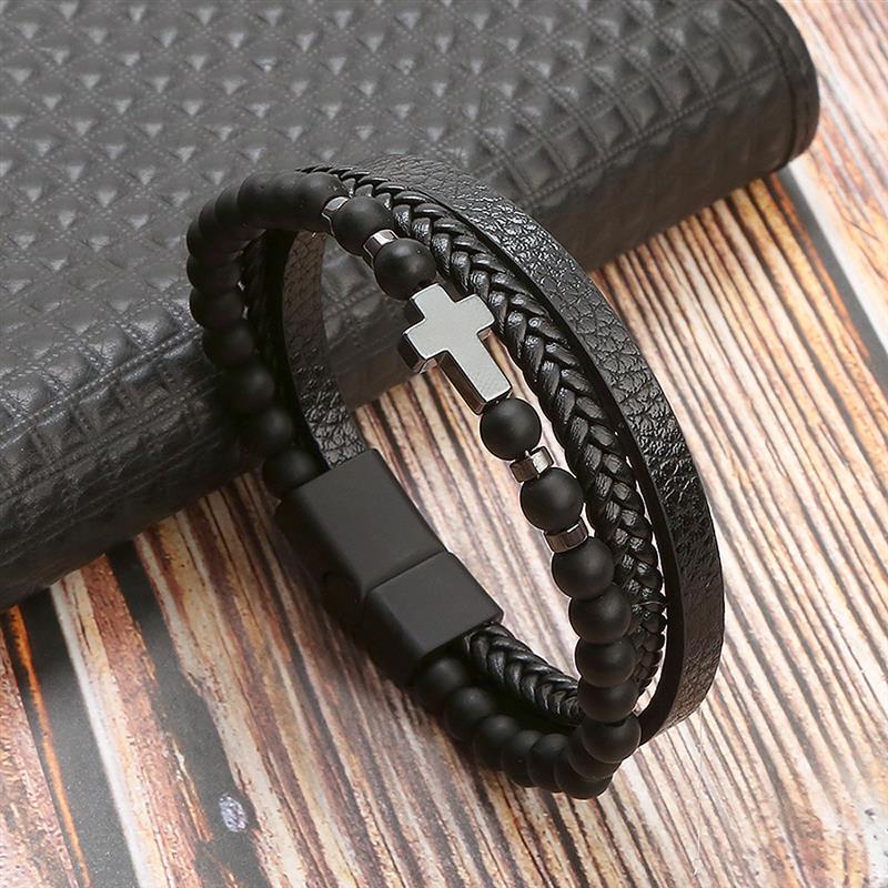 Hand-woven Leather Bracelet