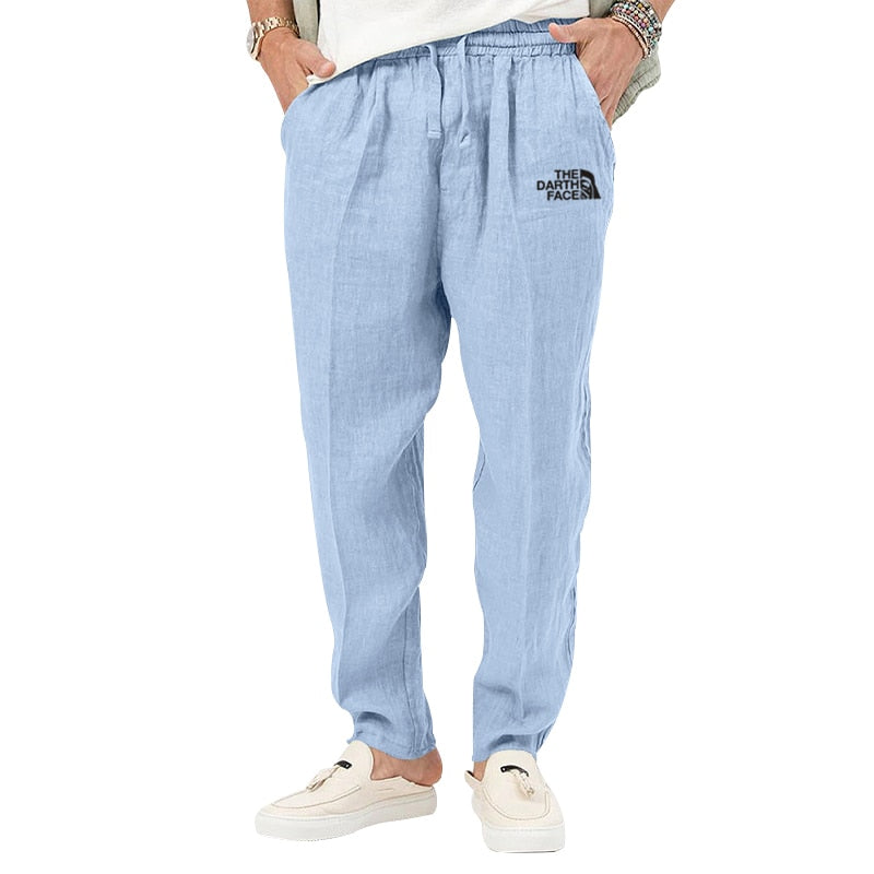 Straight Linen Pants