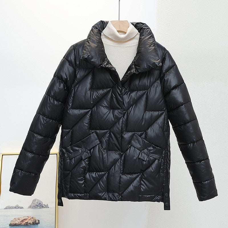 Glossy Down Cotton Jacket