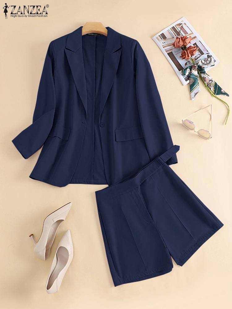 ZANZEA Short Suit Set