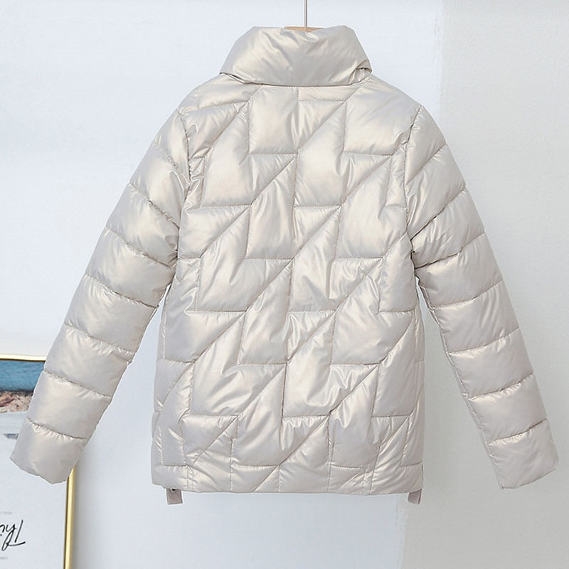 Glossy Down Cotton Jacket