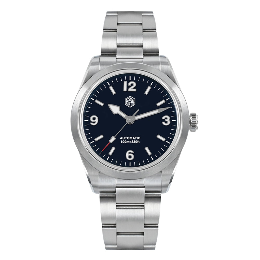 San Martin 38mm Vintage Dial Watch
