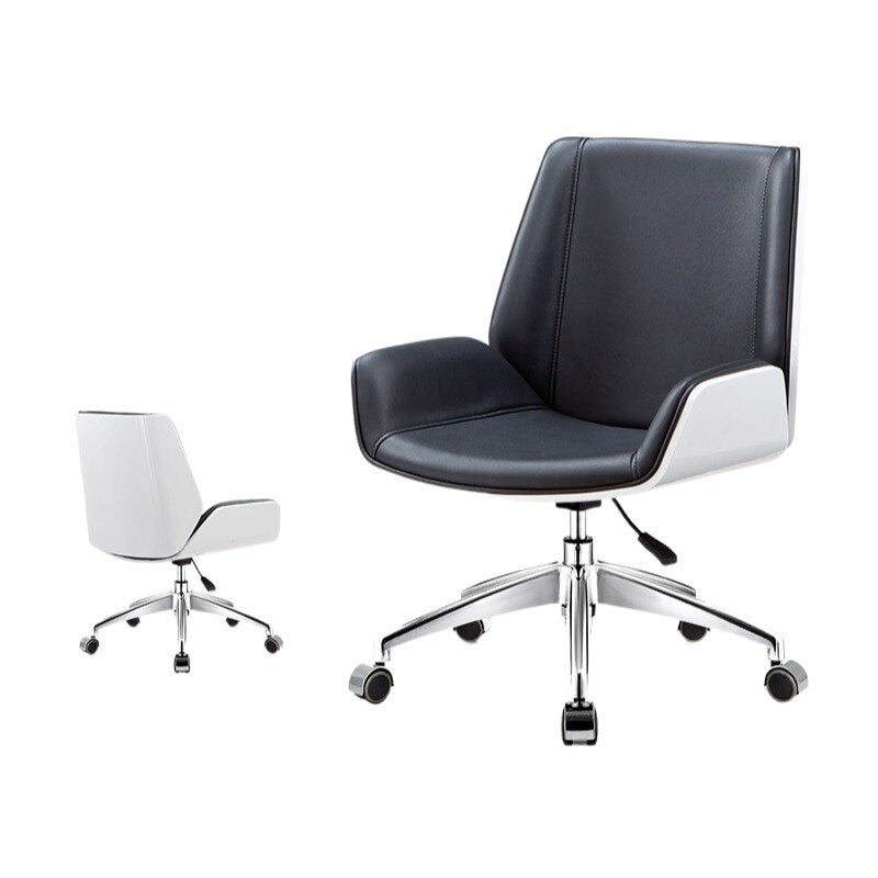 Mid-Back Bentwood Office Chair