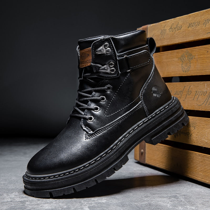 Brogue Wingtip Boots