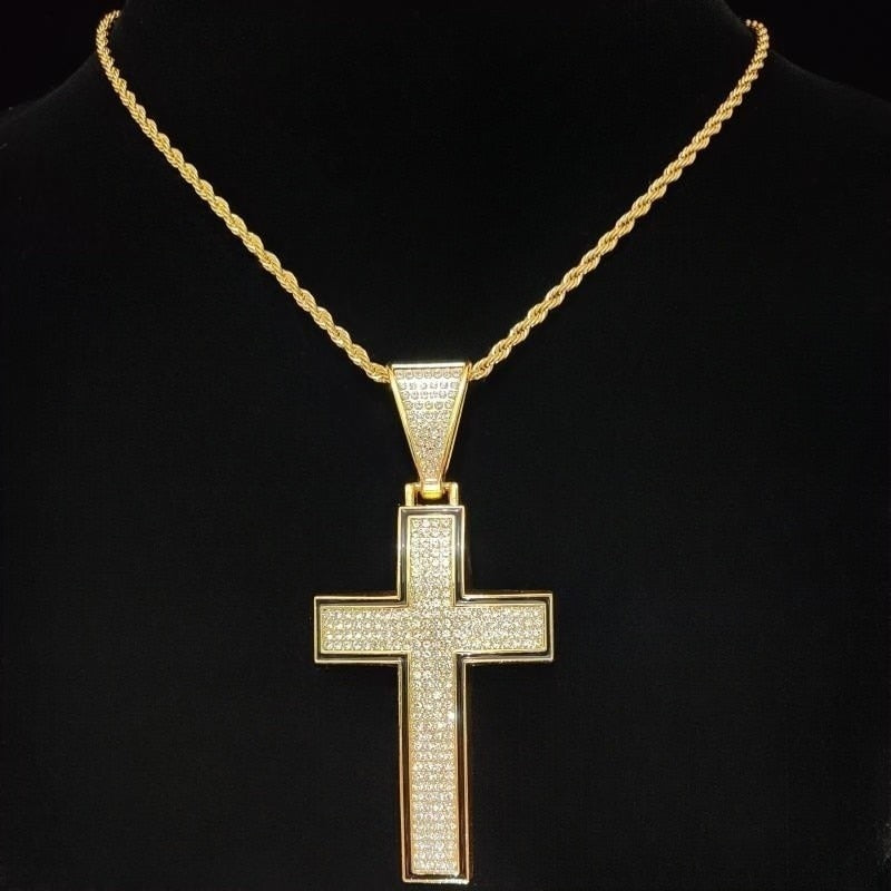 Cuban Hip Hop Cross Pendant