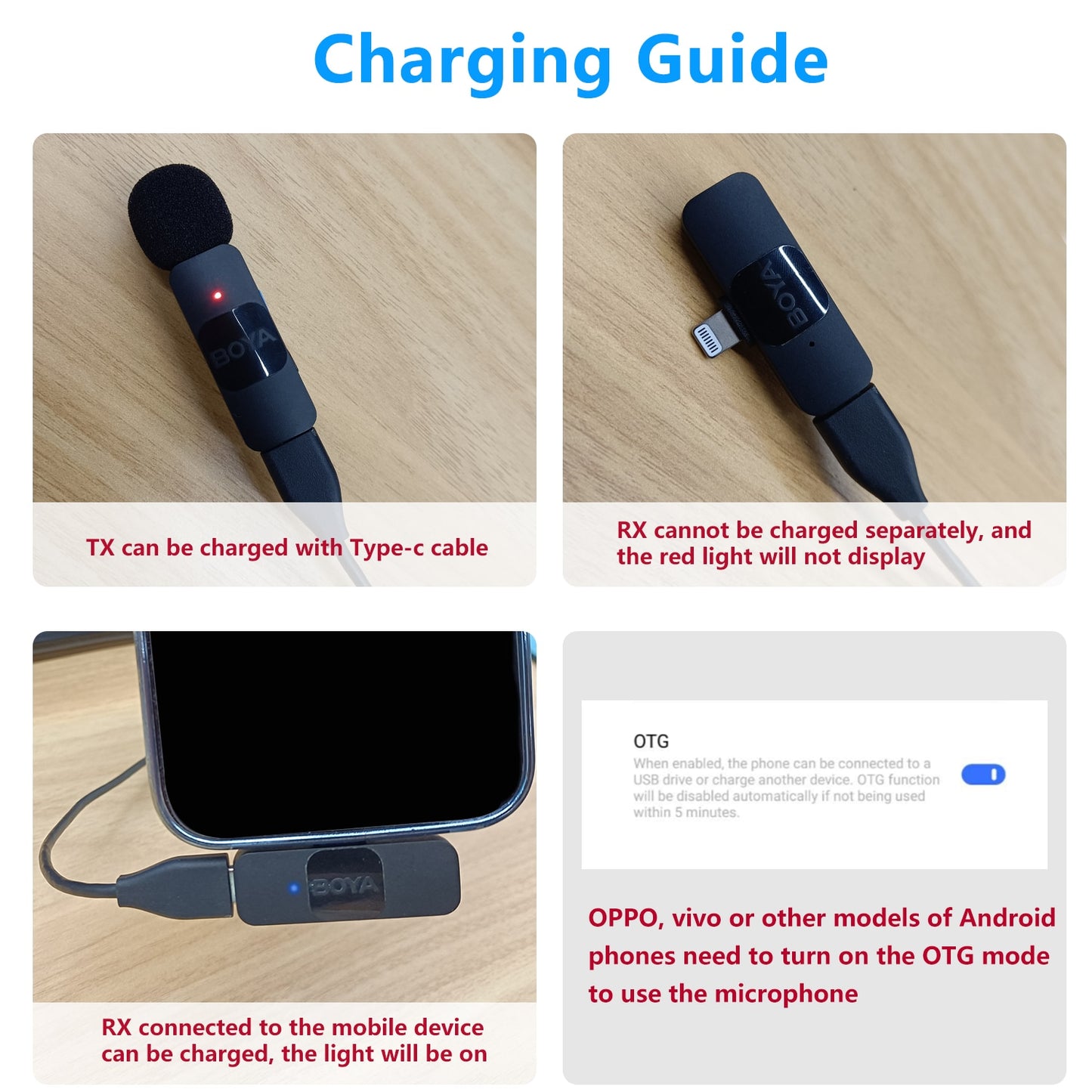BOYA BY-V Wireless Mini Microphone for iPhone