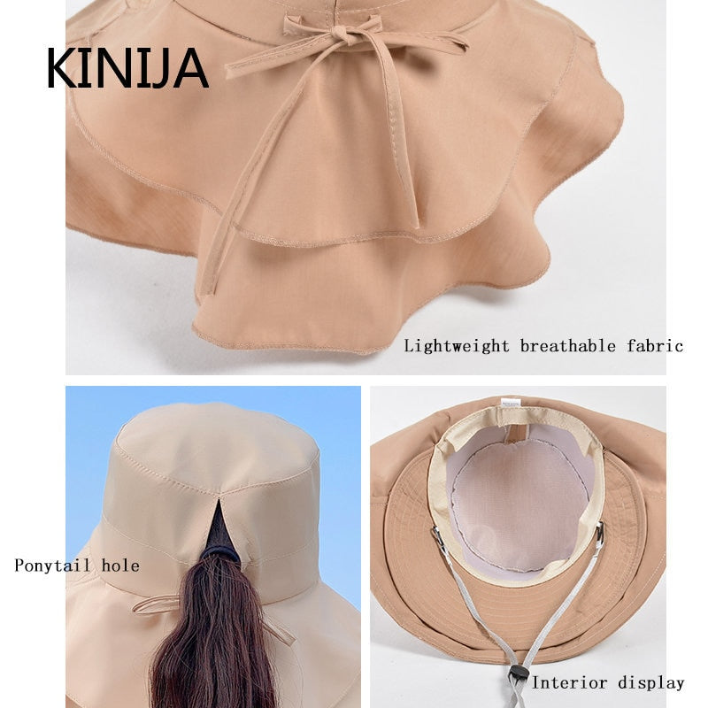 KINIJA Wide Brim Summer Hat