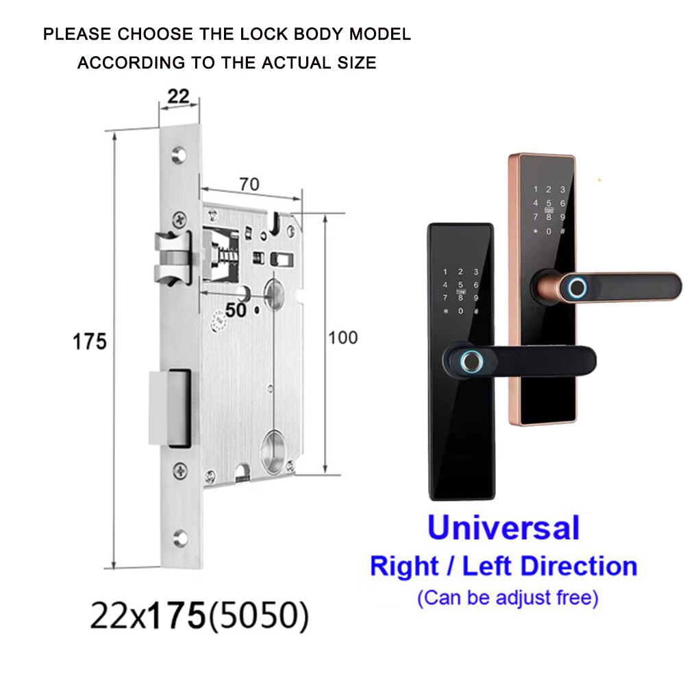AISUO Bluetooth Fingerprint Smart Door Lock