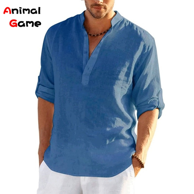 RS Animal Game Linen Shirt