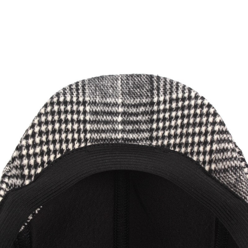 Plaid Blinder Hat