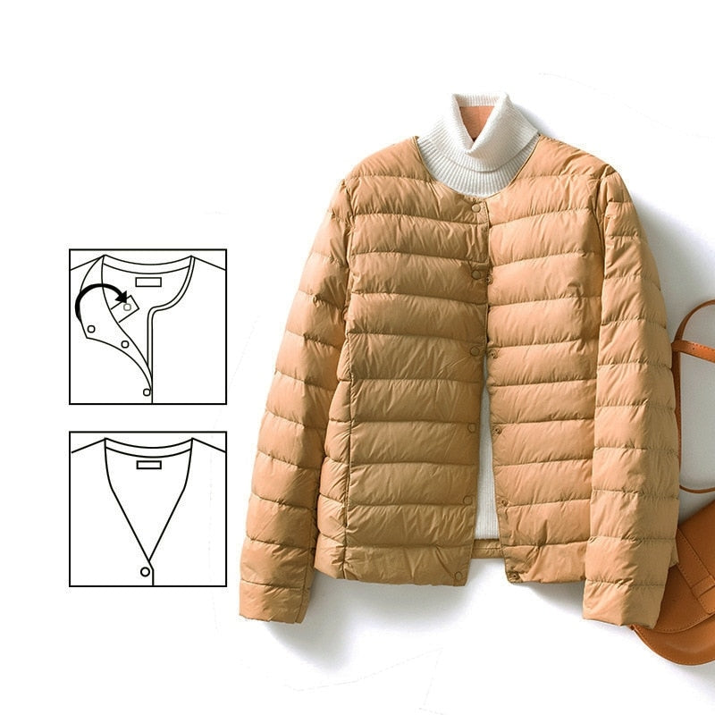Duck Down O-Neck Jacket