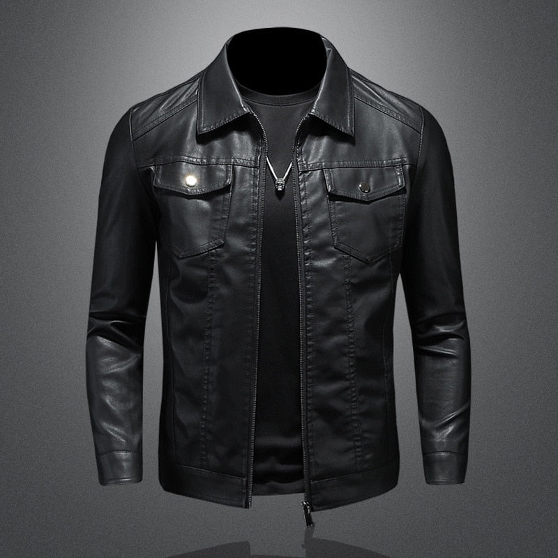 Fashion Faux Leather Jacket
