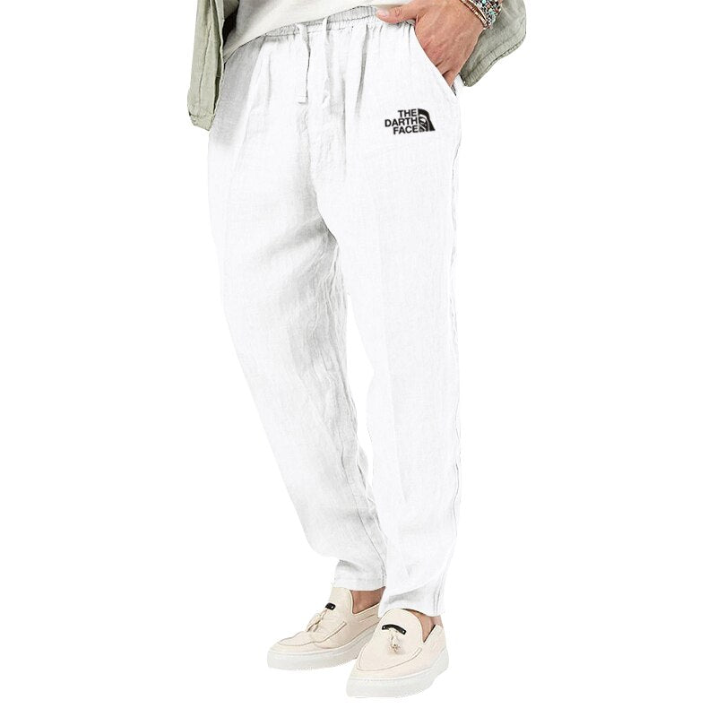 Straight Linen Pants