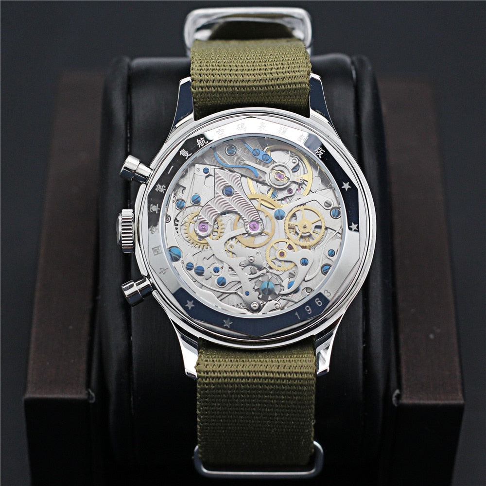 RED STAR 38mm Men's Chronograph Watch