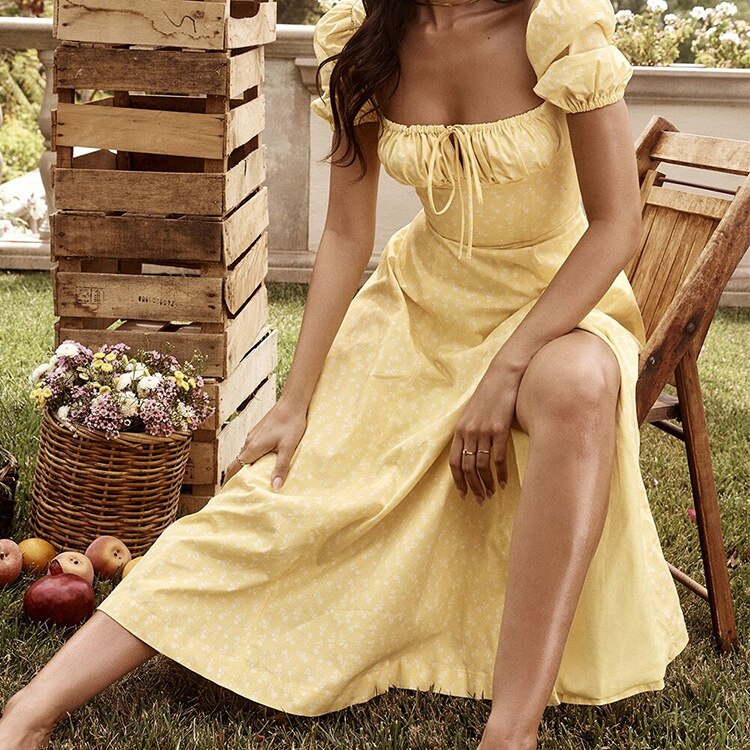 Enchanting Floral A-Line Dress