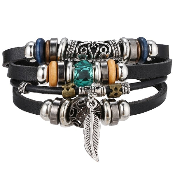 IFMIA Vintage Leather Bracelet