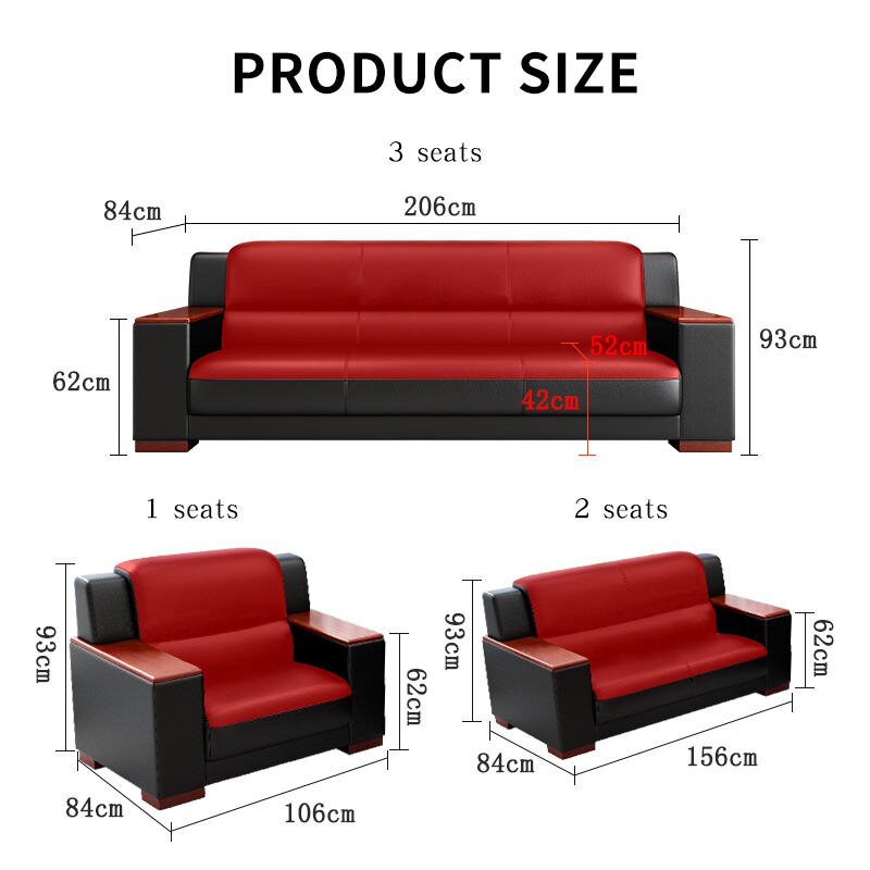 Reception Leather Lounge Set