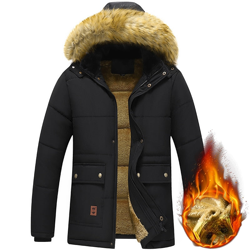 Fleece Lined Winter Parka