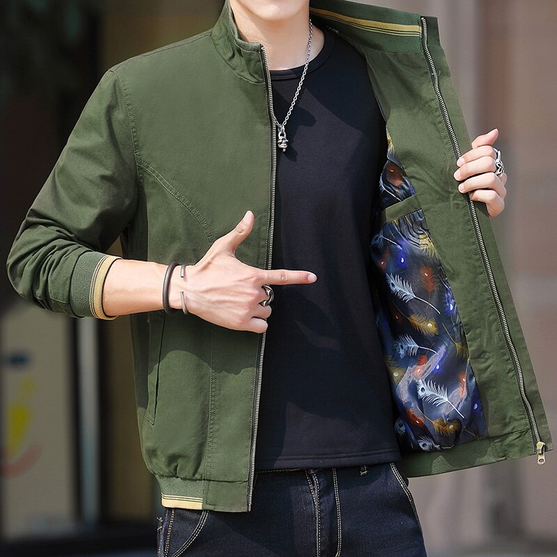 Standing Collar Bomber Jacket