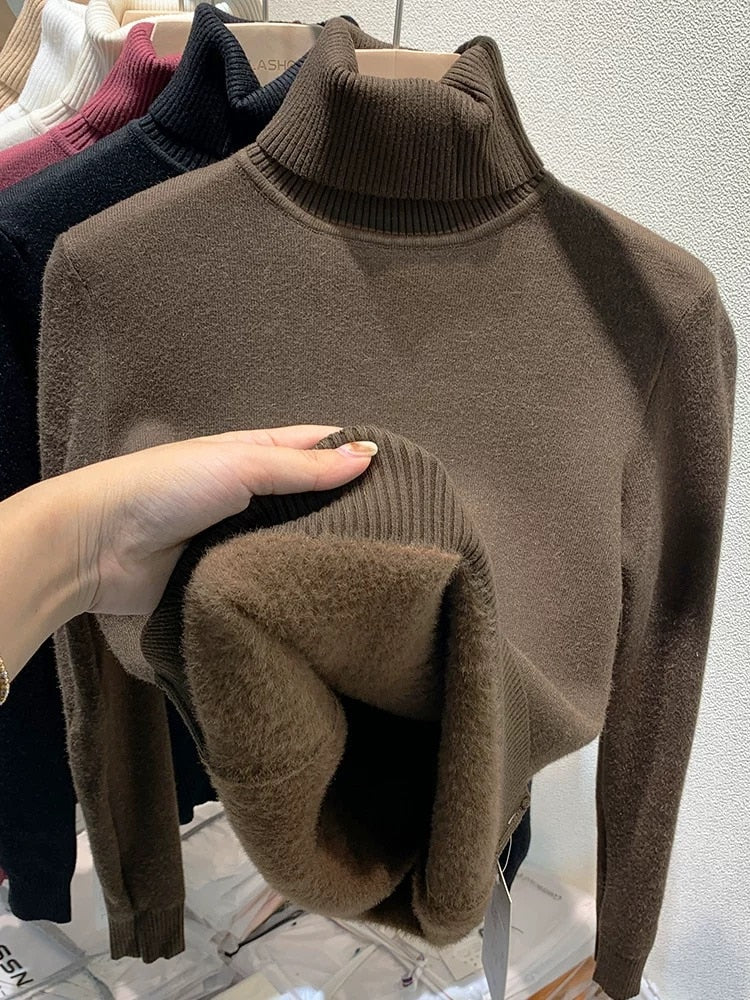 Cozy Cowl Turtleneck Sweater