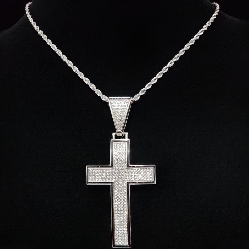 Cuban Hip Hop Cross Pendant