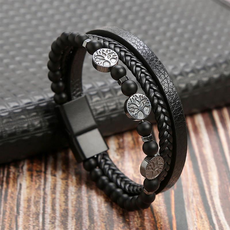 Hand-woven Leather Bracelet