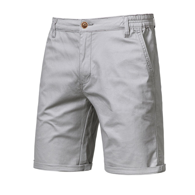 100% Cotton Solid Shorts